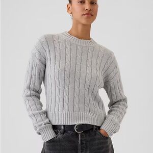 Gap Cable-Knit Cropped Sweater